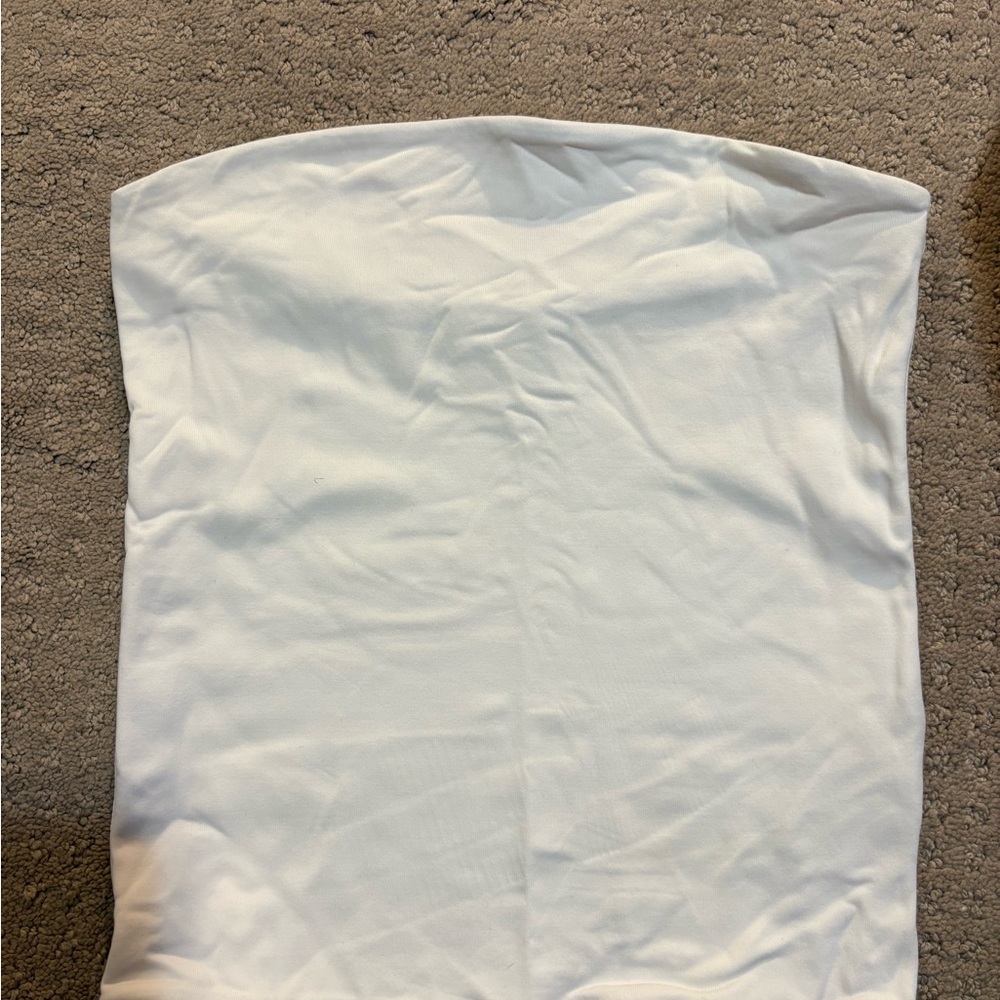 Babaton White Tube Top